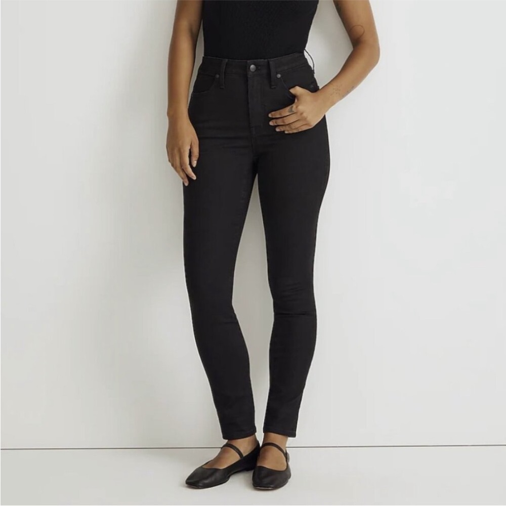 Curvy high rise Madewell skinny jeans